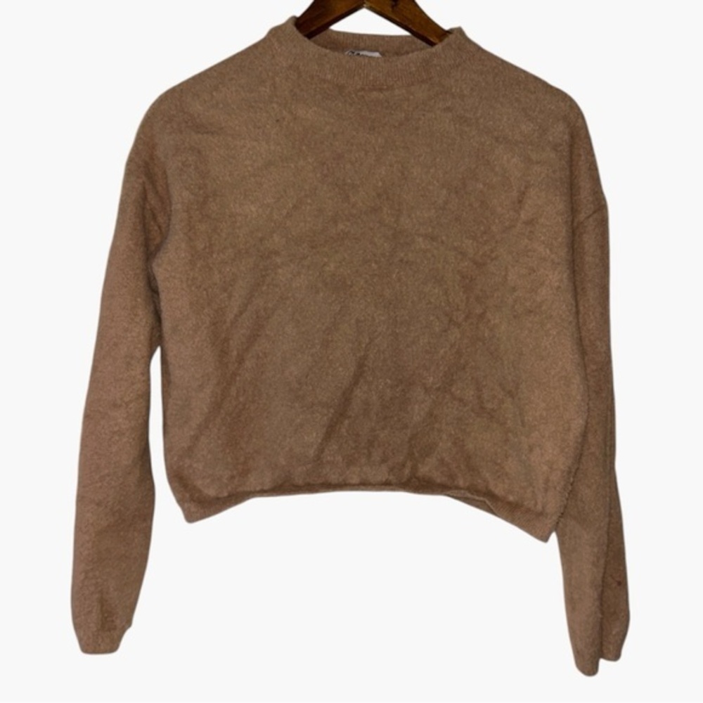 Princess Polly fuzzy mock neck sweater SIZE XS/S